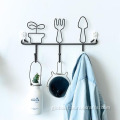 Metal Hanging Hooks country hanging hook creative coffee bar decoration Supplier